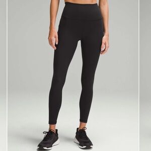 Lululemon Wunder Train High-Rise Tight with Pockets Black